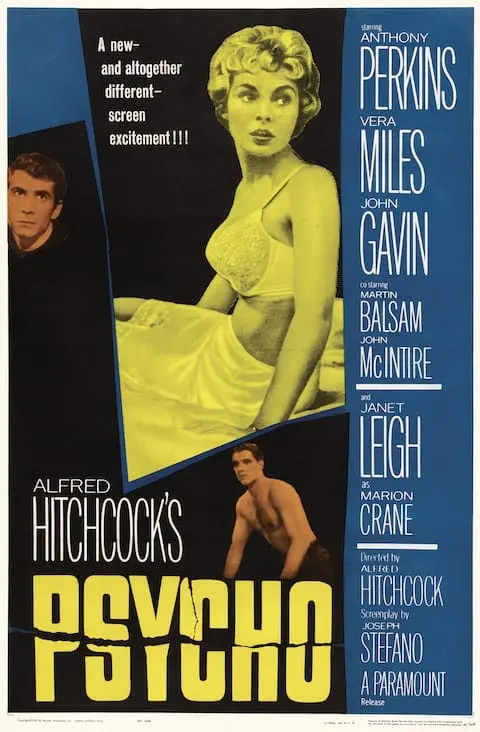 Psycho movie poster
