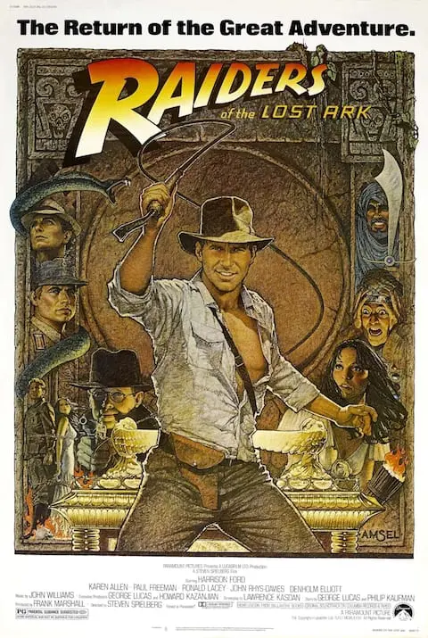 Raiders of the Lost Ark movie poster