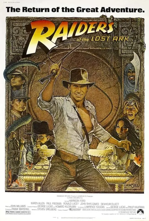 Raiders of the Lost Ark movie poster
