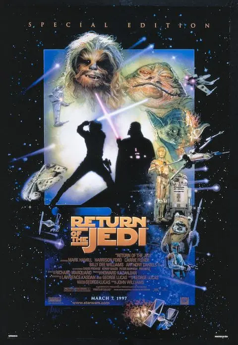 Star Wars: Episode VI - Return of the Jedi movie poster