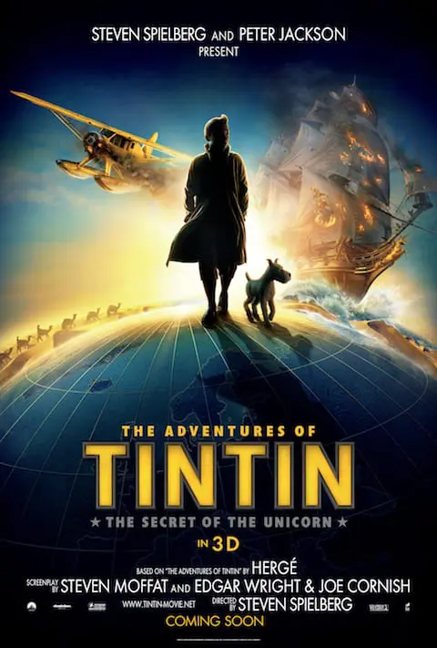 The Adventures of Tintin movie poster