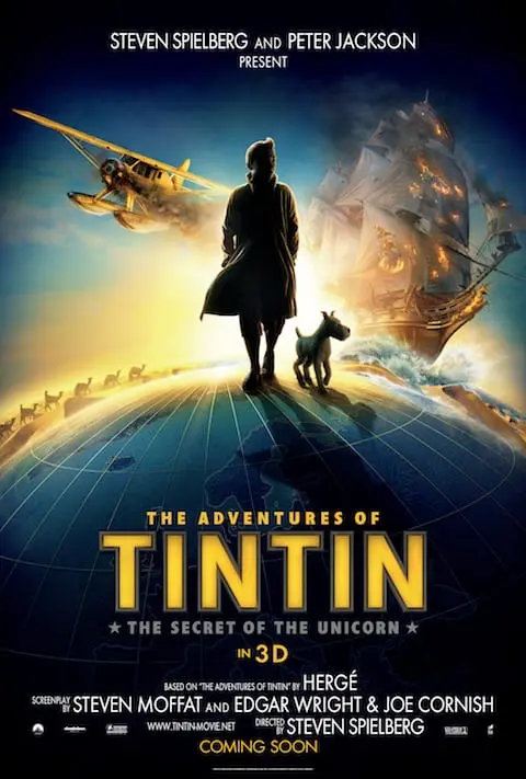 The Adventures of Tintin movie poster