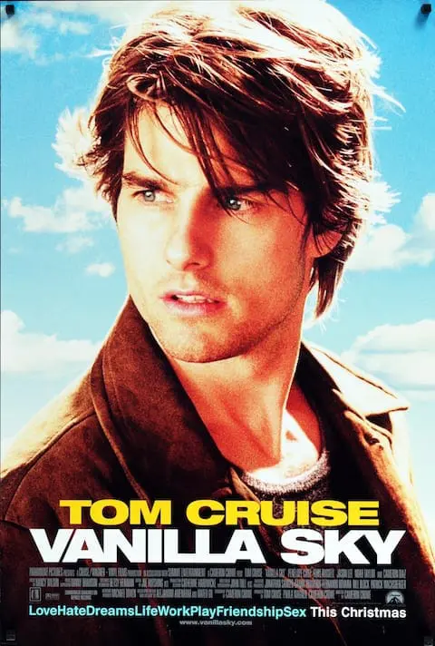 Vanilla Sky movie poster